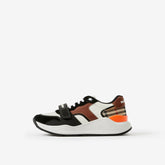 Leather Suede and Vintage Check Sneakers